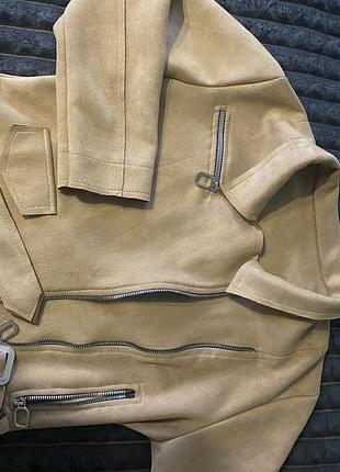 Замшева косуха