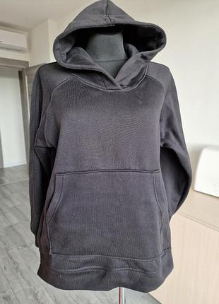 Худи черное с утеплением