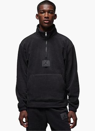 Костюм  чоловічий  air jordan essentials winterized fleece half-zip black fd7863-010