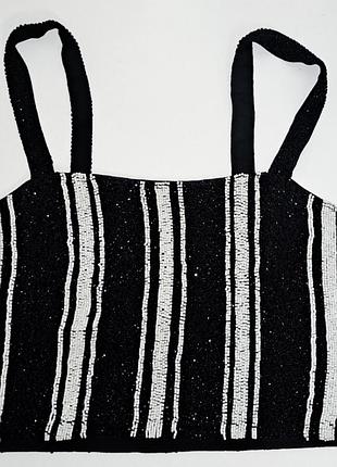 Топ з бісеру h&amp;m studio 2017