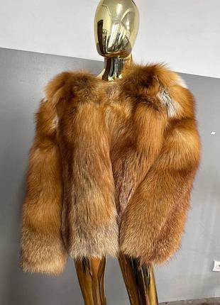 Шуба жіноча шуба натуральне хутро лисиця шуба цільна