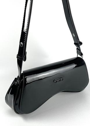 Сумка жіноча diesel black play crossbody bag x10221 p6255 чорний
