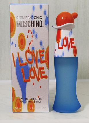 Moschino cheap and chic i love love 50мл