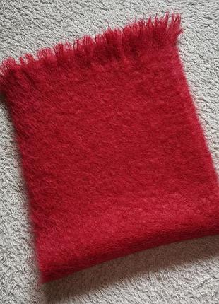 Мохеровий новий шарф hagform вовняний теплий шарф