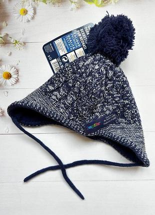 Детская шапка на мальчика lupilu р.62-68