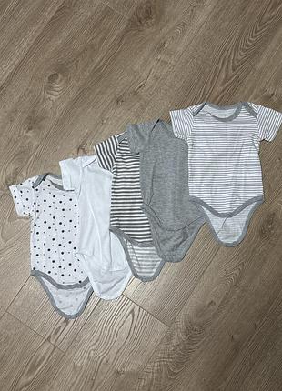 Комплект 5 штук боді/штани 0-3 міс