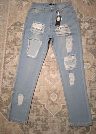 Джинсы женские рваные