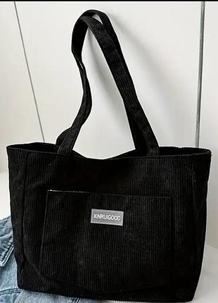 Сумка вельветовая