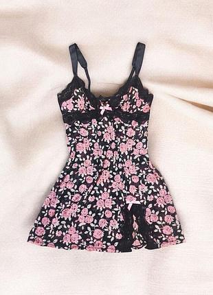 Брендовий мереживний пеньюар s