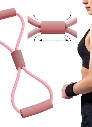 Эспандер для фитнеса, тренировок, похудения, спорта, йоги, восьмерка, для мужчин и женщин