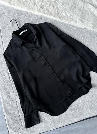 Черная блуза zara