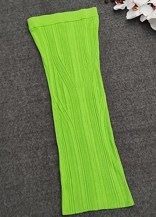 Облегающая трикотажная миди юбка 🎀