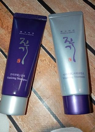 Шампунь регенерирующий daeng gi meo ri vitalizing shampoo 50 мл + восстанавливающий интенсивный кондиционер daeng gi meo ri vitalizing treatment 50 мл
