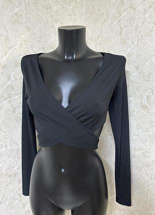 Жіночий топ лонгслів 🖤