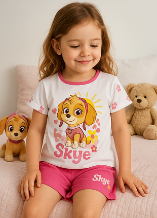Детская пижамка paw patrol для девочки 6-8 лет