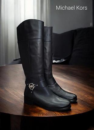 Шкіряні чоботи michael kors оригінал