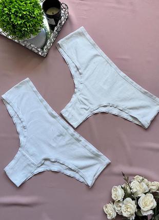 Уцінені, котонові білі трусики, хіпстери від esmara