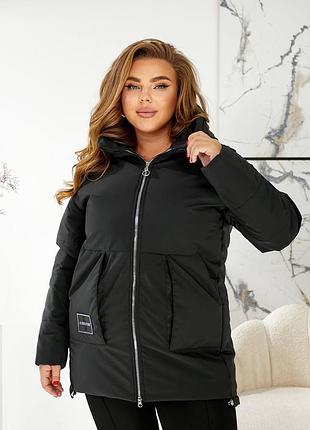 Зимняя женская куртка с капюшоном