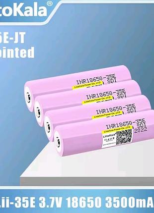 Аккумулятор liitokala lii-35e 18650 без защиты 3500 mah розовый
