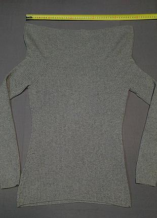 Плечи 45 см dkny серый свитер size м 
 90 % merino wool 10% cashmere