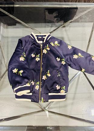 Шовковий бомбер gap 2