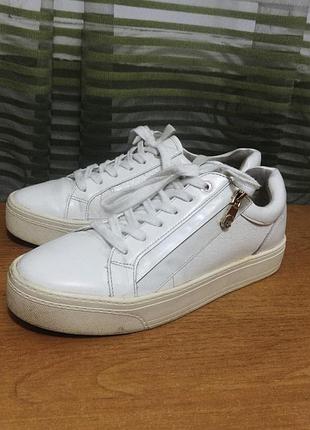 Женские кроссовки на шнурках и молнии