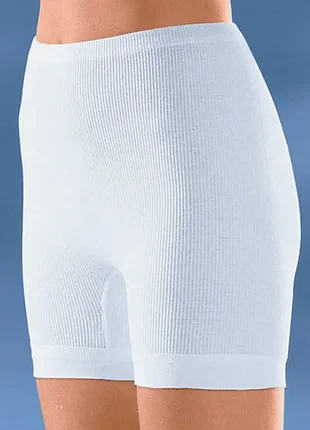 100% хлопок! классические немецкие хлопковые высокие трусы панталоны шорты в рубчик baumhäuser