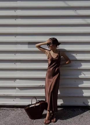Сукня шоколад