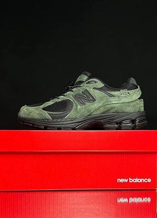 Кроссовки new balance 2002r khaki black gore tex