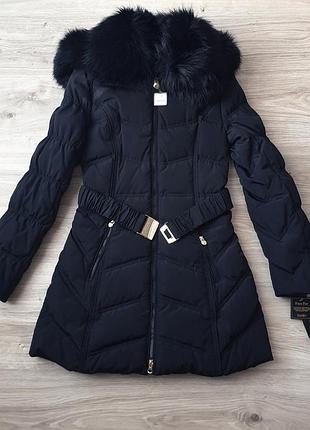 Зимовий жіночий пуховик куртка з сша. новий. розмір м. чорний. теплий. знижка!