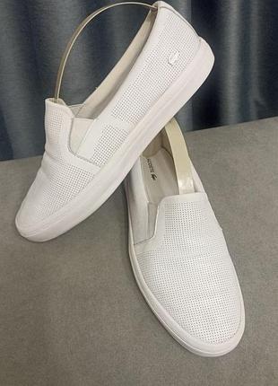 Слипоны lacoste gazon slip