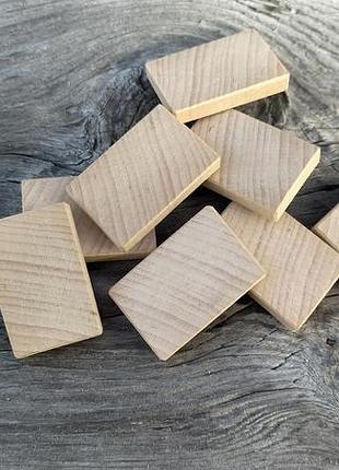 Заготовки для рун ручной работы прямоугольной формы из ольхи