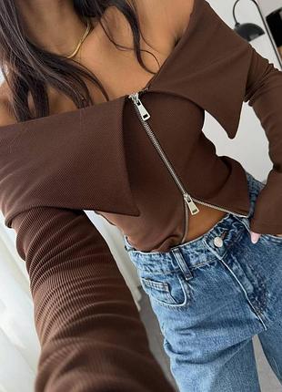 Кофтинка жіноча на блискавці