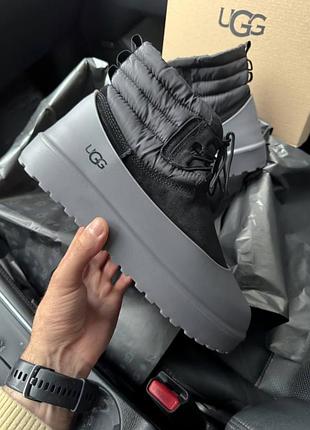 Уггі ugg classic mini lace-up black / smb+ 🔗