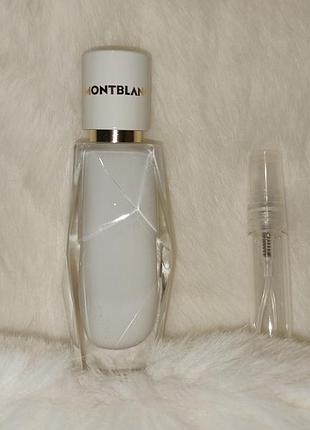 Montblanc signature eau de parfum парфуми туалетна вода відливант 5 мл розпив парфумерії