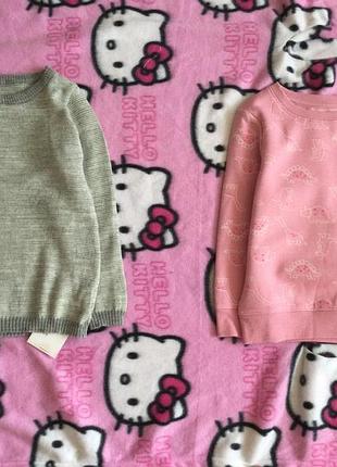 4-5 рок, cat&amp;jack оригинал. свитер 100% шерсть. толстовка с динозаврами на флисе утеплена новые с бирками свитер серый virgin wool длина 43; пог 30: рук