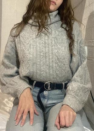 Светр жіночий сірий