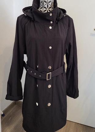 Удлиненная женская куртка на флисе