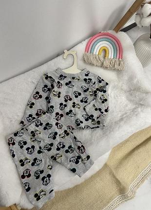 Классная пижама с мики disney baby, пижама, атласа с царапками