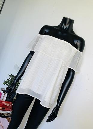 Женская блузка off-white boho gypsy ibiza lolaliza, открытые плечи