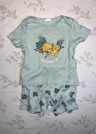 Піжама дісней , піжама сімба, король лев , піжама 12-18 місяців , 12-18