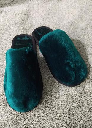 Красивые комнатные тапки 40 размер