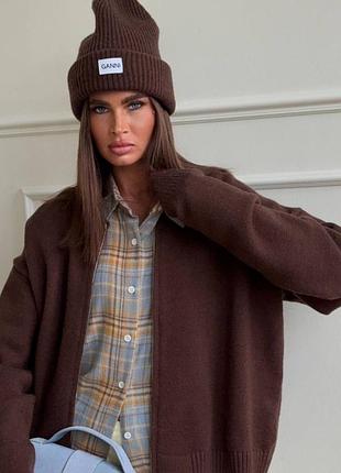 Кардиган + шапка