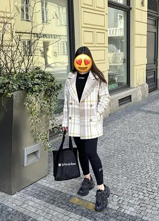 Пальто клітинка