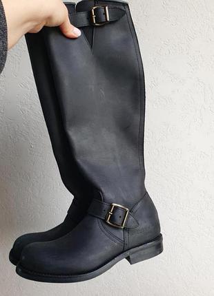 Кожаные сапоги премиум бренд отменного качества