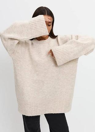 Женский свитер машинная вязка