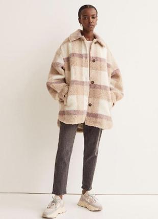 Куртка  сорочка тедді h&m