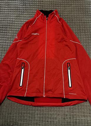 Червона куртка олімпійка craft ventair x wind