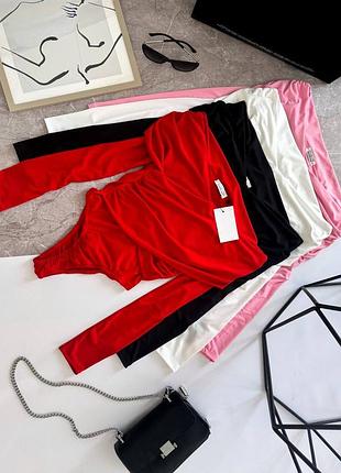 Боді червоне чорне біле спущені плечі