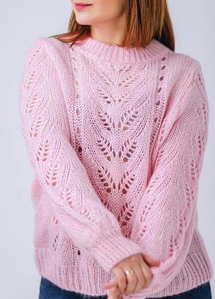 Светер теплий джемпер великий розмір